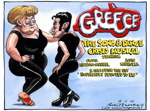 Greece, starring Olivia Newton-Merkel and John Sarkolta Greece, starring Olivia Newton-Merkel and John Sarkolta