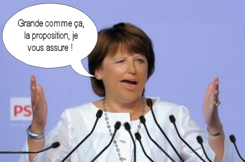Aubry Propose, et ça rigole pas. Aubry Propose, et ça rigole pas.